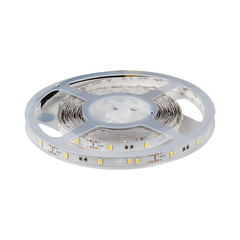 LED stripe tape on reel isolated on white background