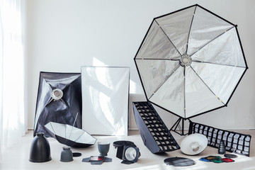Photo studio equipment flash accessories professional photographer