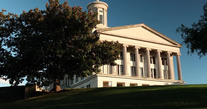 Tennessee State Capitol building downtown Nashville USA