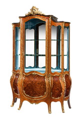 Antique French style display cabinet