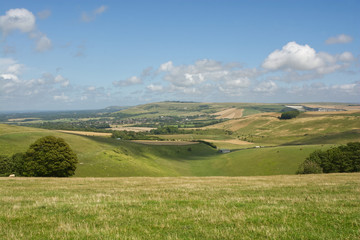 South Downs at Steyning, West Sussex, England