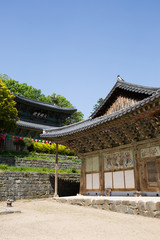 Magoksa Temple in Gongju-si, South Korea.