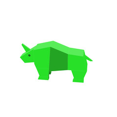 coloring icon of the rhinoceros