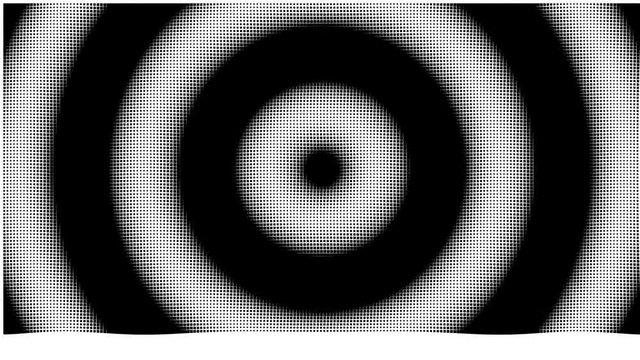 Old Fashioned TFT Screen Effect on Ring Animation Mask Loop