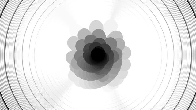Sphere Circular Concentric Rings Centered Expanding Round Transition Fill