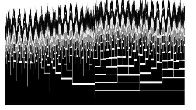 Strange Mask of Cellular Automata Noise Pattern