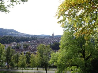 Obraz premium Aussicht auf die Stadt Bern