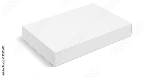 Download White Box Mock Up White Cardboard Package Box White Realistic Box Mockup For Packaging Blank White Product Packaging Boxes Isolated On White Background Vector Illustration Wall Mural I380632883310