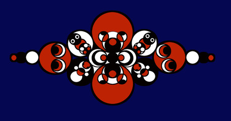 Colored Faces on Circle