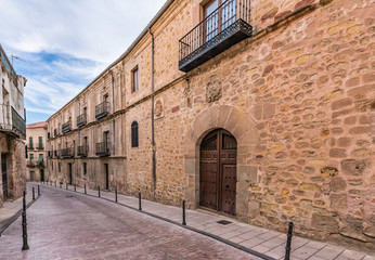 Medieval streets of Siguenza in the province of Guadalajara (Castilla la Mancha, Spain)