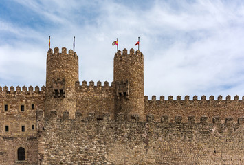 The castle of Siguenza is now a hotel in the province of Guadalajara (Spain)