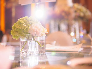 sweet and soft light with bokeh space for wedding background 