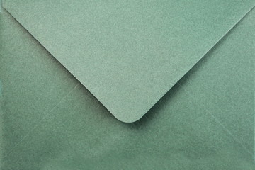 texture paper green envelope to send letters