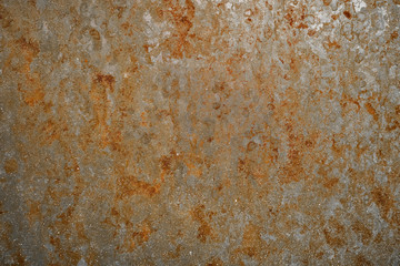 Background of dirty rusty metal texture, close-up