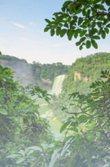 Beautiful waterfall in guiyang