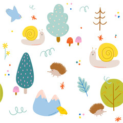 Cute scandinavian poster set including trendy quotes and cool decorative hand drawn elements. 