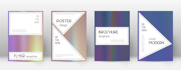 Flyer layout. Stylish incredible template for Broc