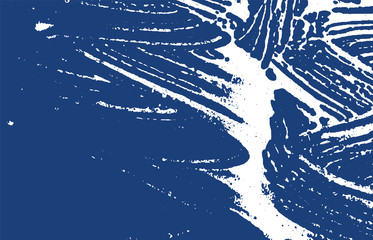 Fototapeta premium Grunge texture. Distress indigo rough trace. Elega