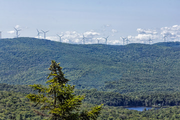 Wind Turbines on Vermont Ridge