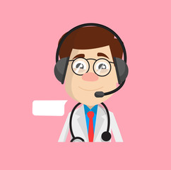 Physician Doctor - Providing a Customer Service