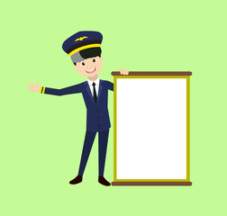 Pilot - Joyfully Presenting a Blank  Board
