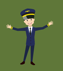 Pilot - In Cheerful Pose