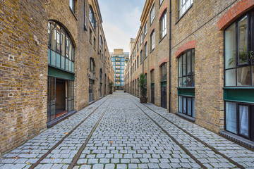 Fototapeta premium Millwall, Isle of Dogs, E14, Canary Wharf, East London