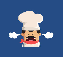 Professional Cute Chef - Screaming in Aggression