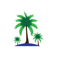 Fototapeta na wymiar Summer Beach Holiday logo design