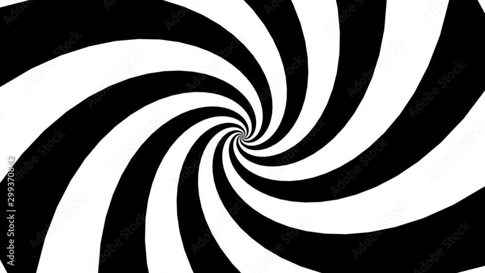 Poster spiral hypnotic visual looping zoom endless pattern loop