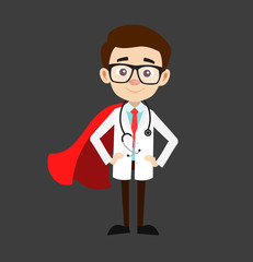 Professional Doctor - In Super Hero Costume