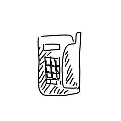 Telephone vector doodle