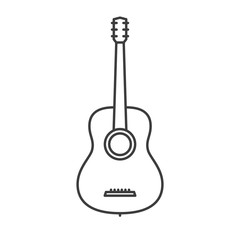 Fototapeta premium Classic guitar icon
