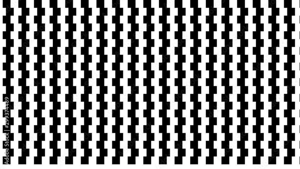 Poster fast cross shifting alternated chequer checked grid tearing pattern