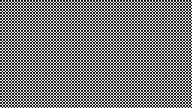 Fine Small Offsetting Animated Looping Checkerboard Chequerboard Grid Pattern