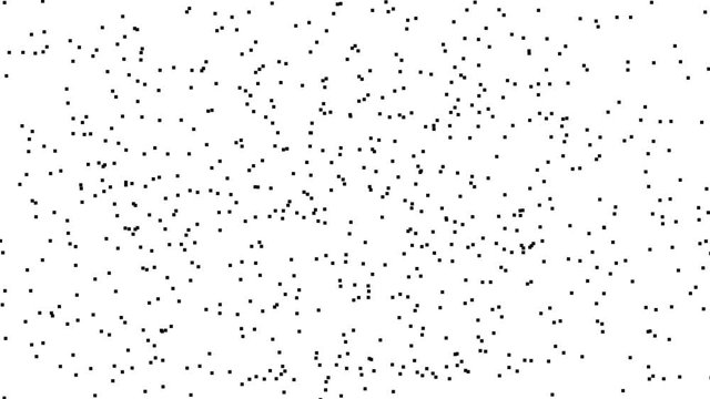 Random Spray Moving Randomised Dots Points Noisy Noise Loop