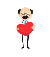 Psychiatrist - Standing with a Heart