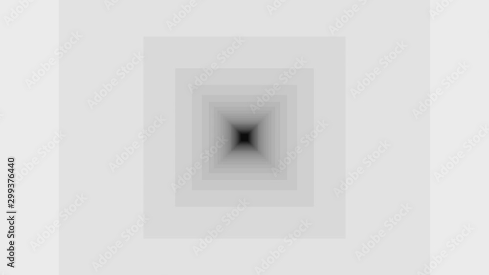 Poster mask rushing falling zooming down center of a square bottomless pit tunnel