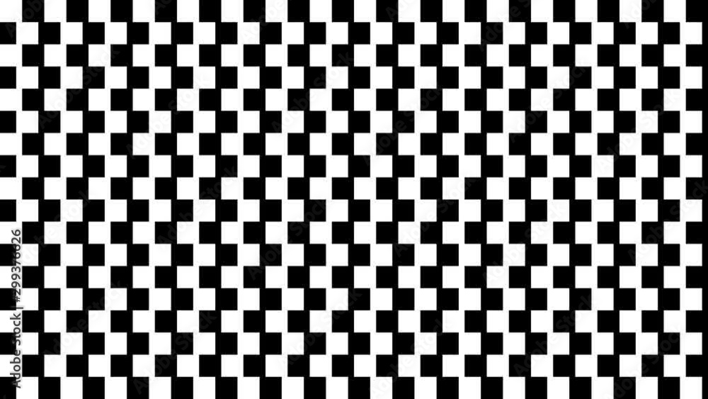 Poster grid offset block falling walk crossing step stairs pattern mask