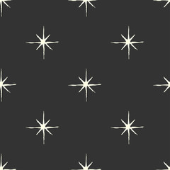 Seamless Pattern with Stars