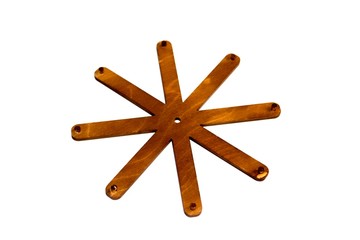 Plywood blank. On white background.