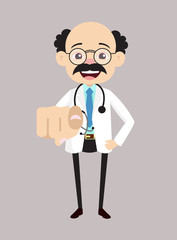 Psychiatrist - Laughing and Pointing