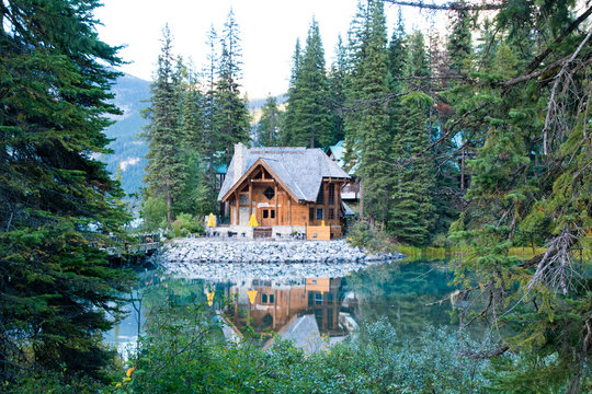 Emerald Lake In Yoho National Park, Canada