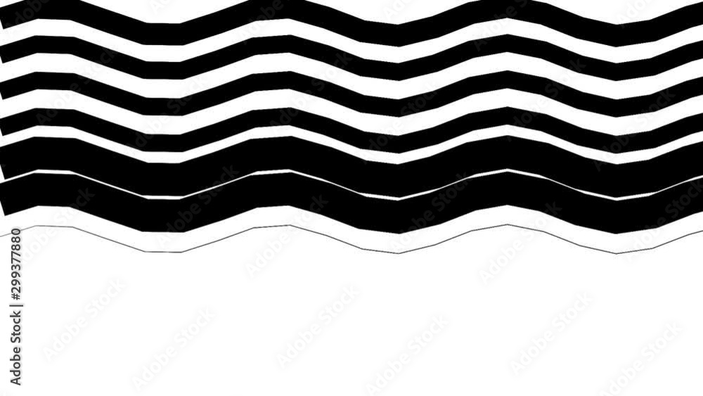 Poster mask loop of abstract waves washing against invisible shore endless pattern