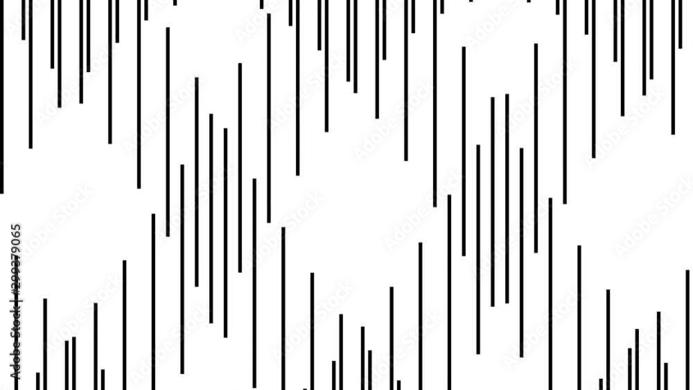 Poster vertical crossing lines bars pattern moving endlessly up and down to reveal