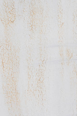 Beige faded. Texture of stained metal surface with cracked paint with cracked paint. Finely detailed background