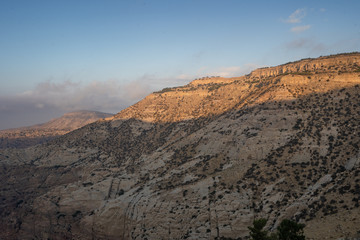 Fototapeta na wymiar National park Dana Jordan