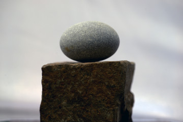 egg on stone