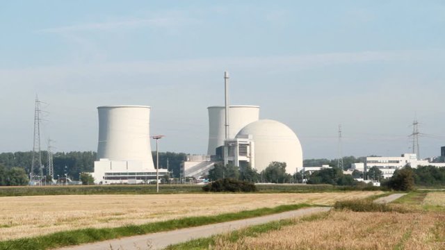 Nuclear power station in Germany.