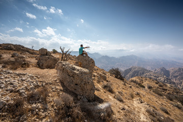 National park Dana, Jordan - obrazy, fototapety, plakaty